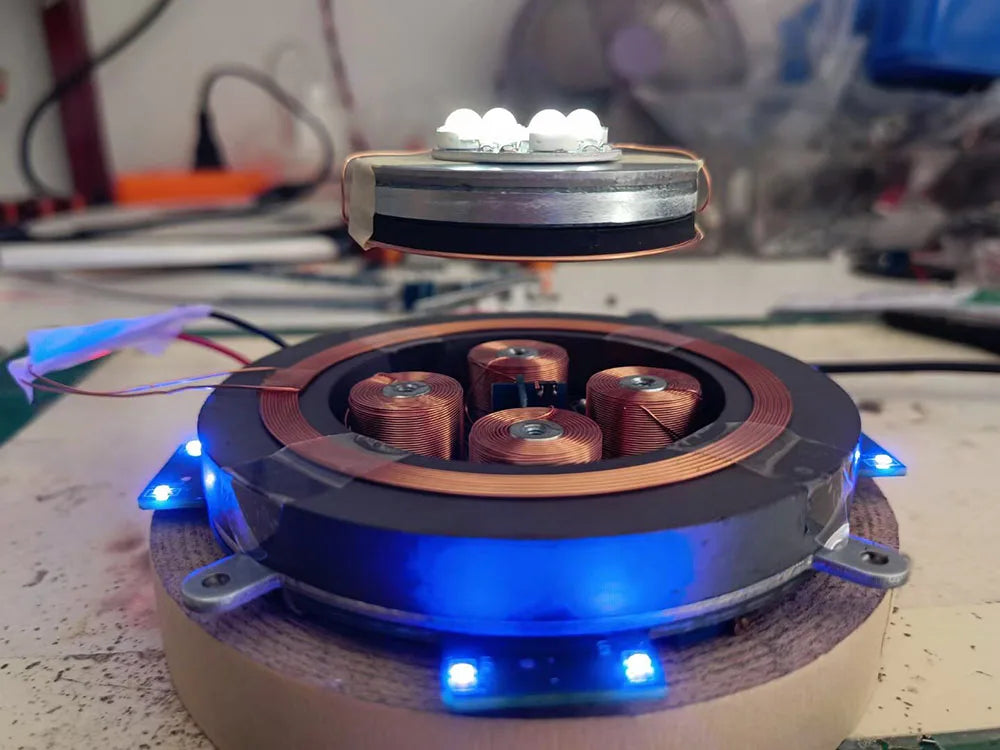 Magnetic Levitation kit Wireless Power Supply Module Multi-function Indicator Wireless Charging  Diameter 83m