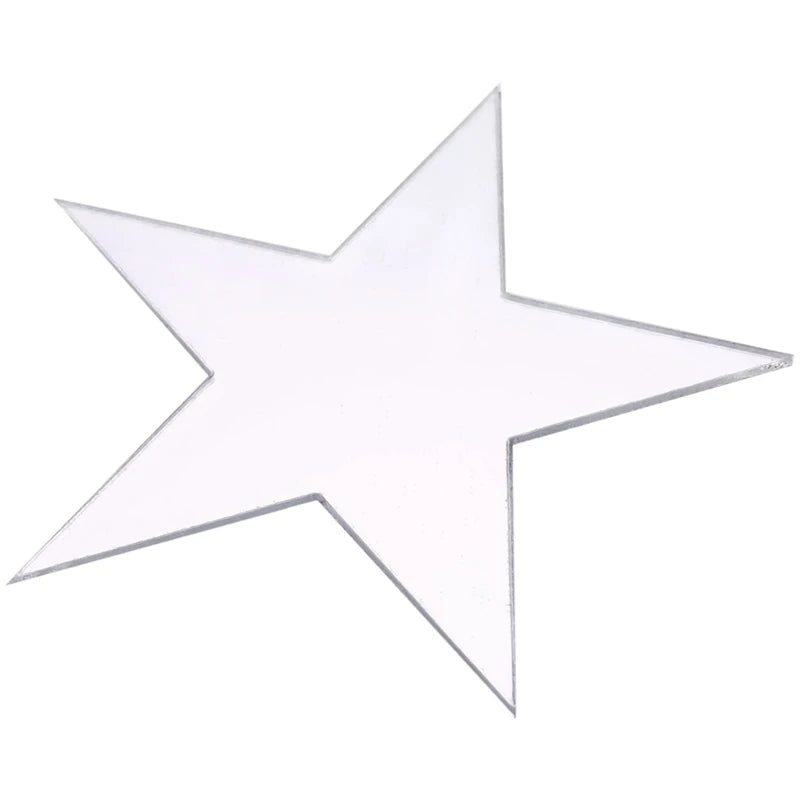 Liquid Metal Star Sticker