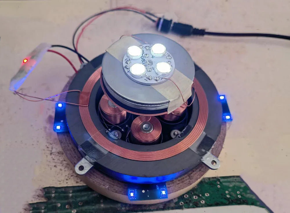 Magnetic Levitation kit Wireless Power Supply Module Multi-function Indicator Wireless Charging  Diameter 83m