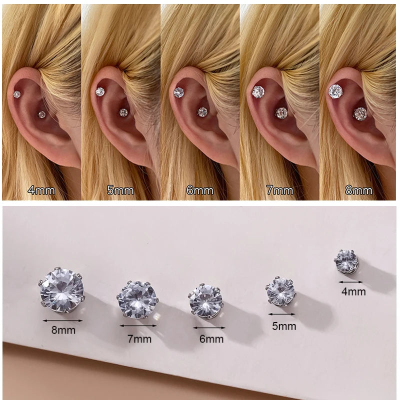 Crystal Magnetic Earrings