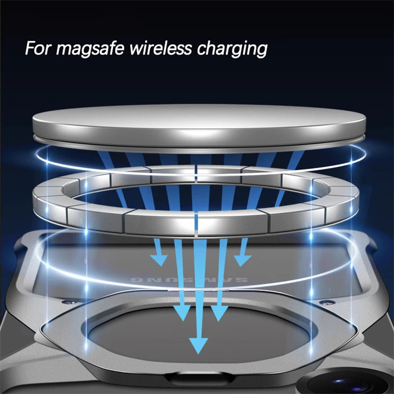 Magnetic Metal Frame Phone Case
