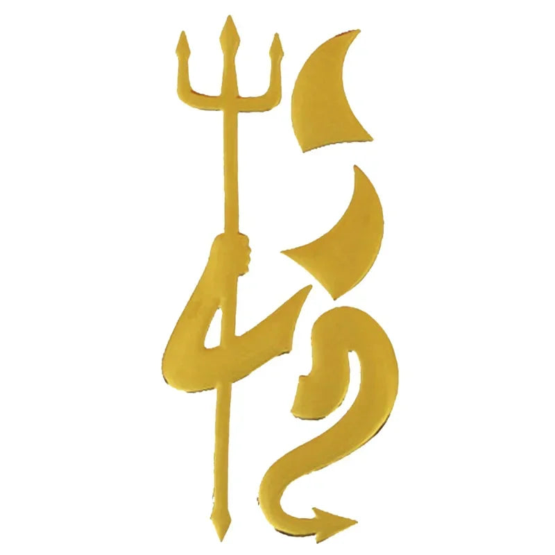 Liquid Metal Devil Sticker
