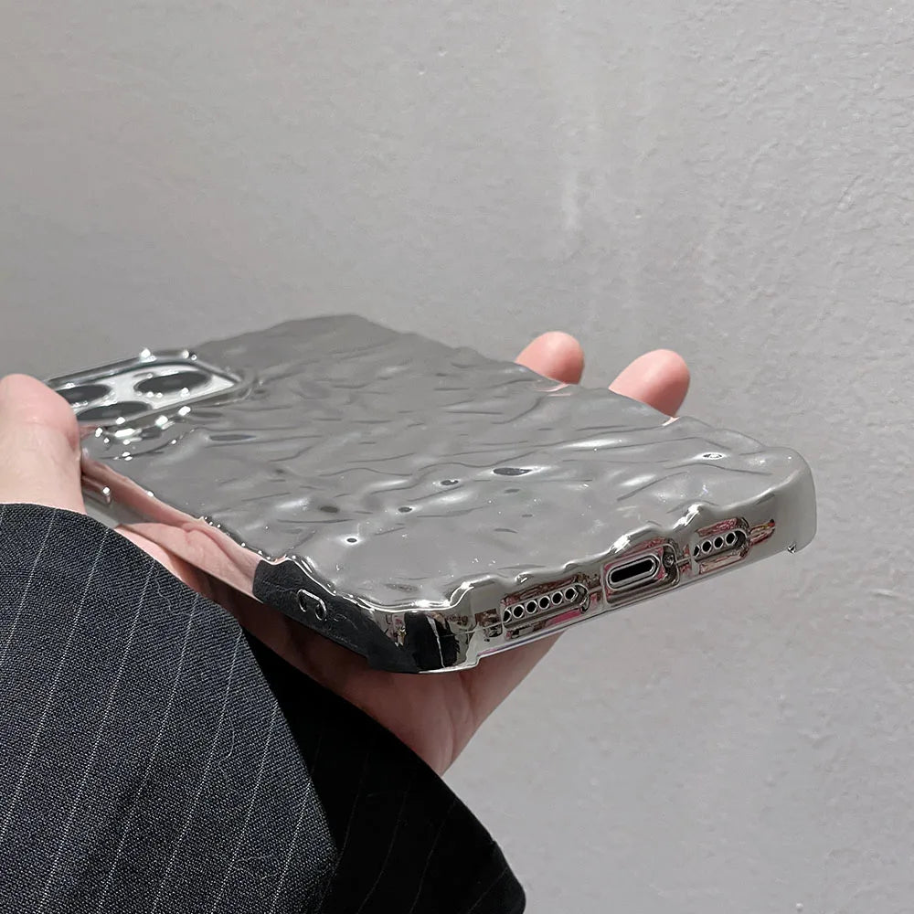 Liquid Metal Ripple Phone Case