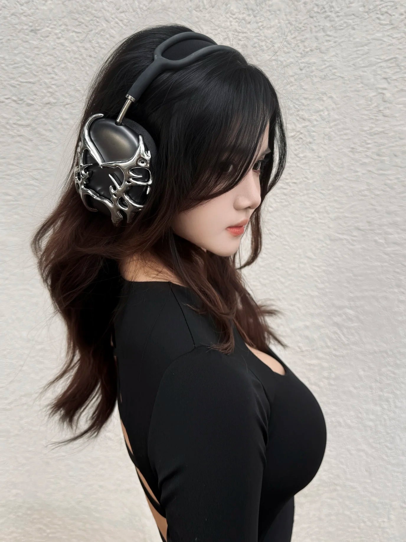 Liquid Metal Butterfly Headphones