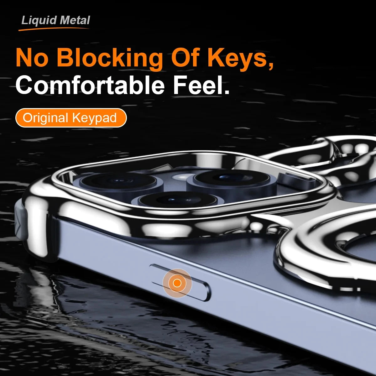 Magnetic Liquid Metal Phone Case