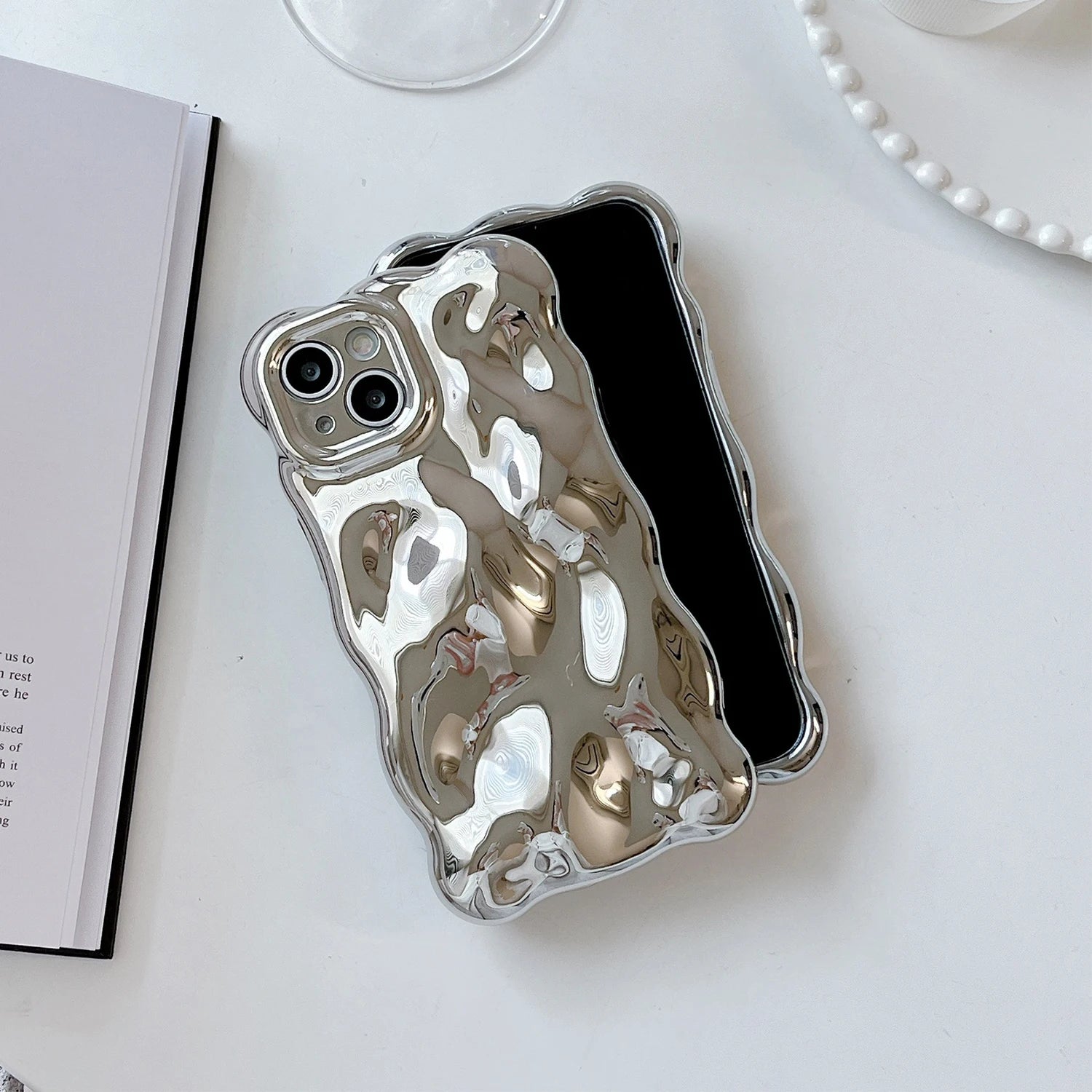 Liquid Metal Moonlight Phone Case