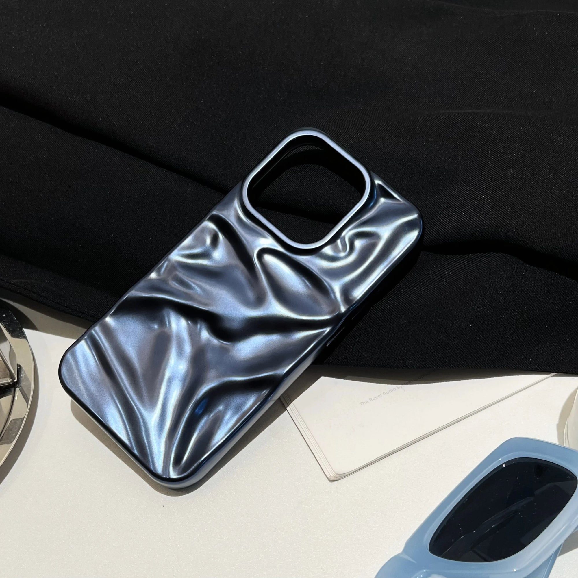 Liquid Metal Wave Phone Case