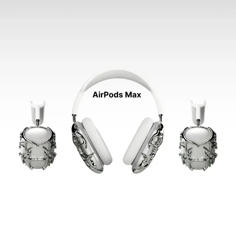 Liquid Metal Bright Silver Headphones