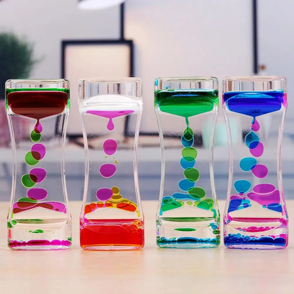 Liquid Motion Timer  Fashion Anxiety Relief Liquid Motion Timer  Smooth Corners Bubble Timer
