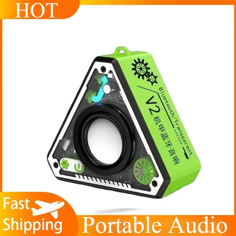 Mini Cool Bluetooth Speaker Subwoofer HiFi Surround Sound Outdoor Home Portable Wireless Bluetooth Speaker Music Player
