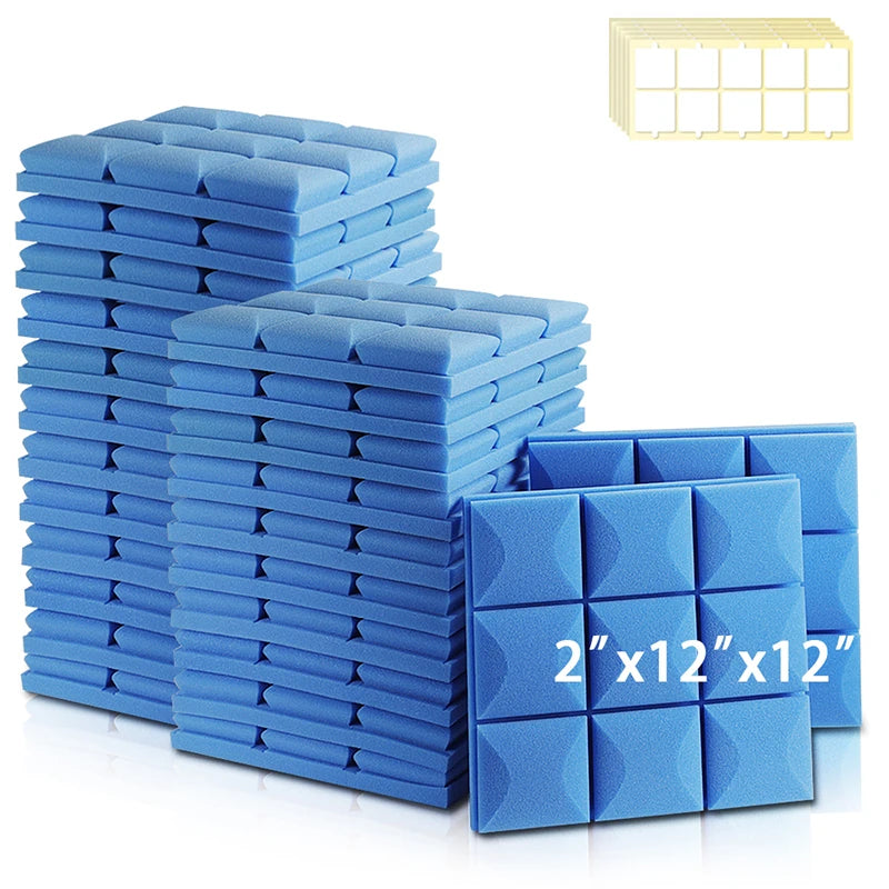 Acoustic Panels With A Square Pattern