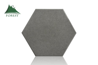 Hexagonal Acoustic Panels - Taupe / Hexagon / 320 mm x 9 mm x 277 mm