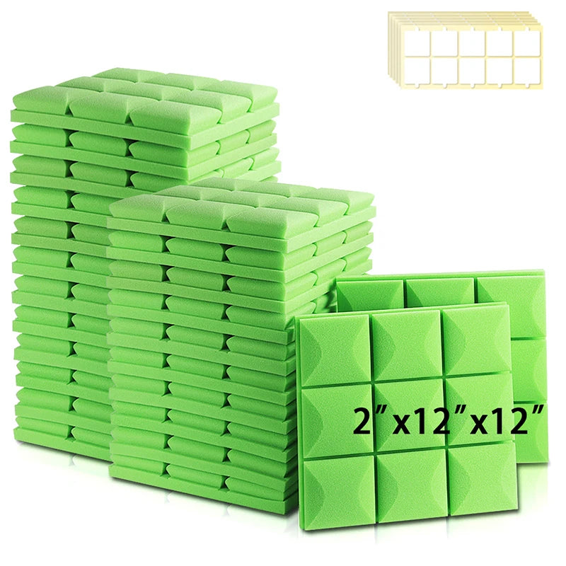 Acoustic Panels With A Square Pattern