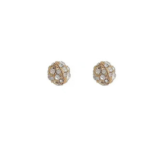 Colored Zirconia Magnetic Earrings - GD