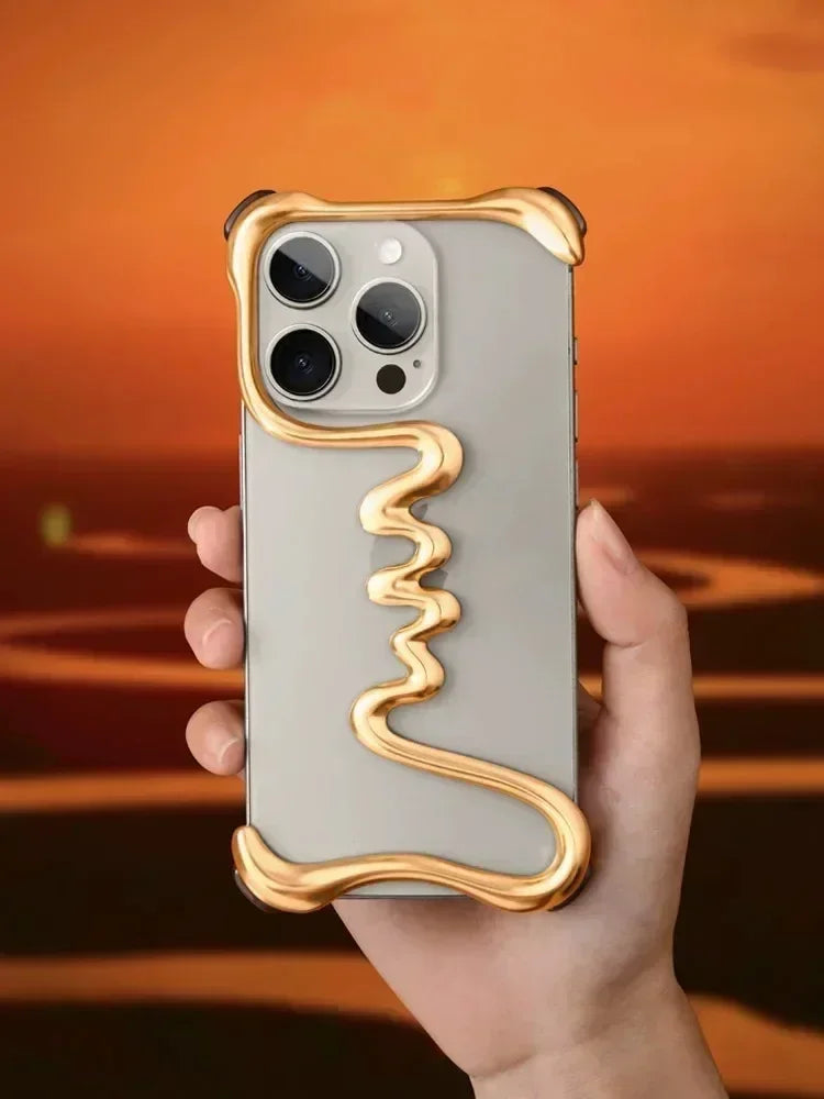 Liquid Metal Spiral Phone Case