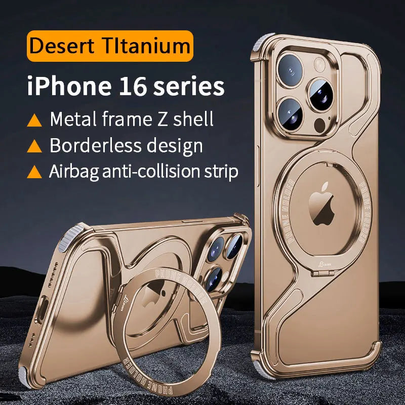 Magnetic Metal Snap-on Phone Case