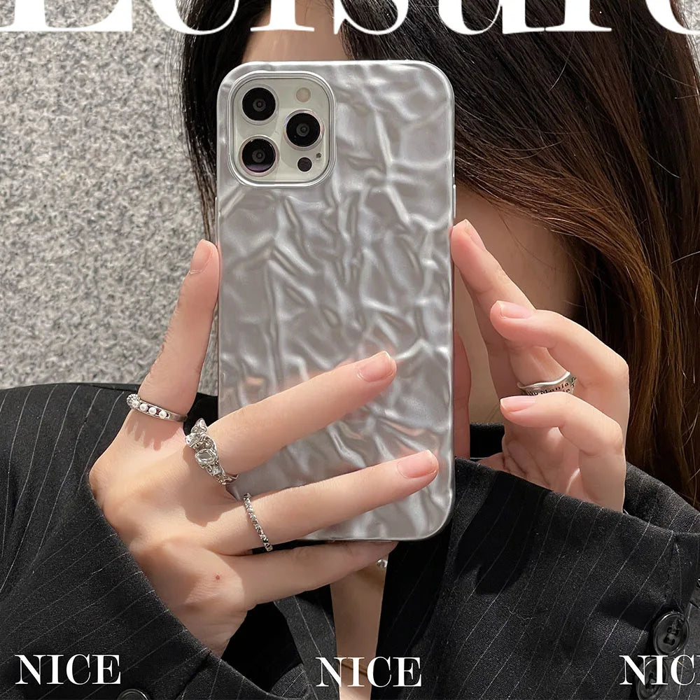 Liquid Metal Ripple Phone Case