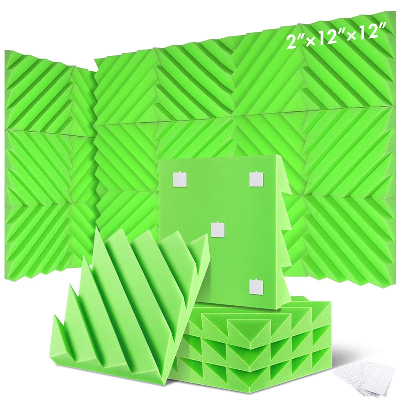 Acoustic Panels With A Diagonal Pattern