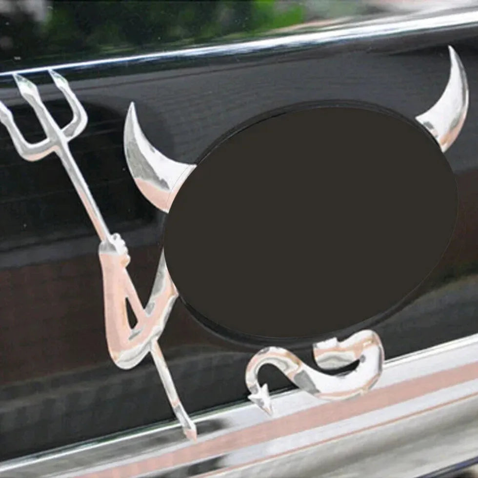 Liquid Metal Devil Sticker
