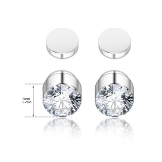 Men Magnetic Earrings - silvery 01