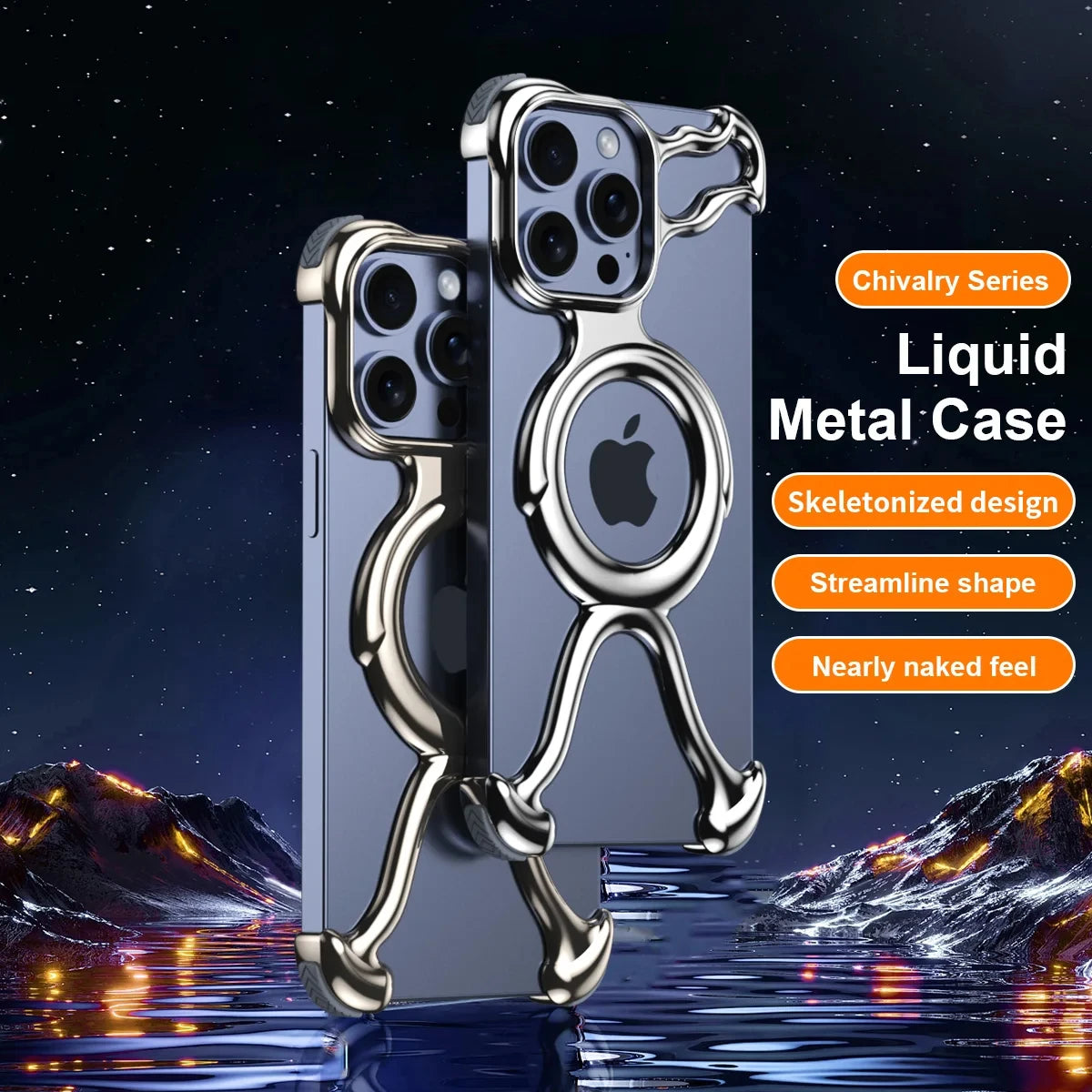 Magnetic Liquid Metal Phone Case