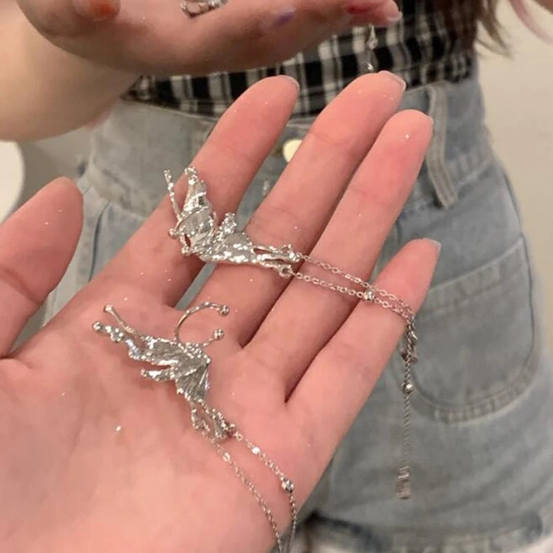 Liquid Metal Earrings