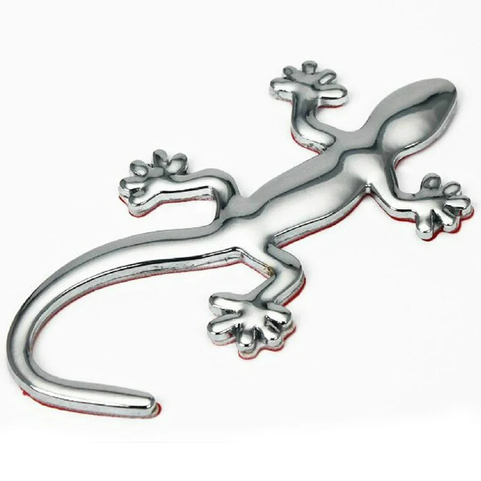 Liquid Metal Lizard Sticker