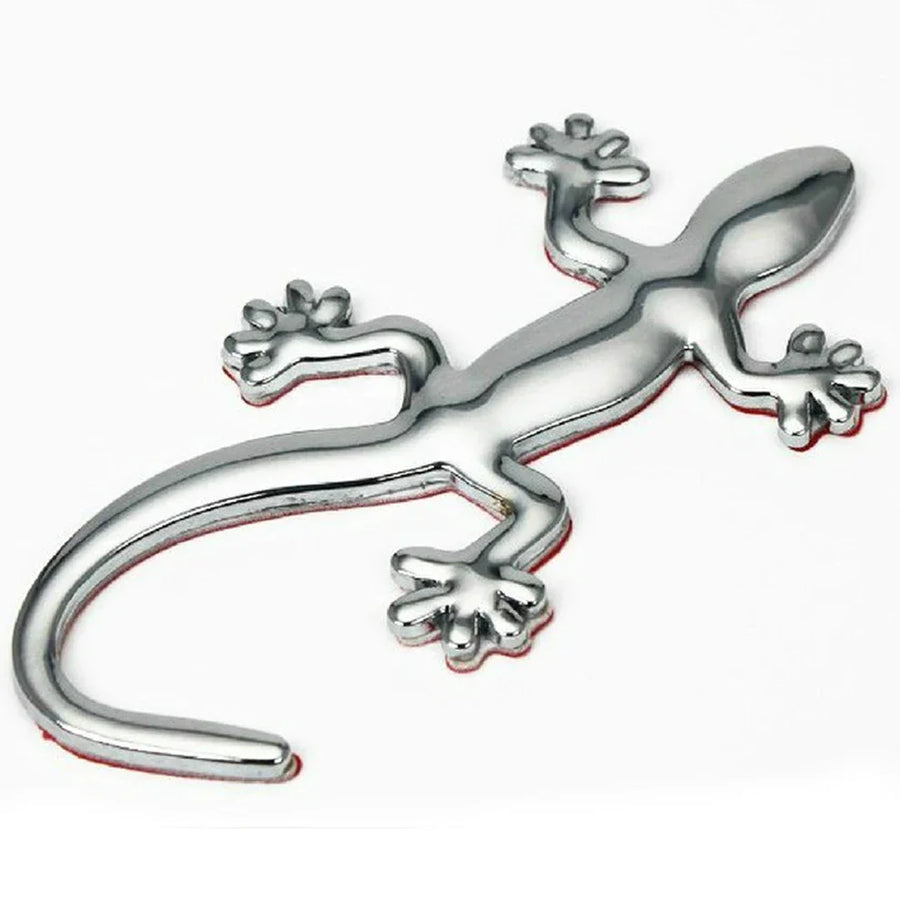 Liquid Metal Lizard Sticker