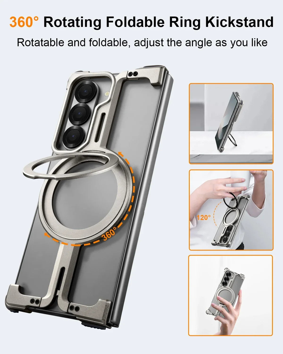 Magnetic Ring Stand Phone case