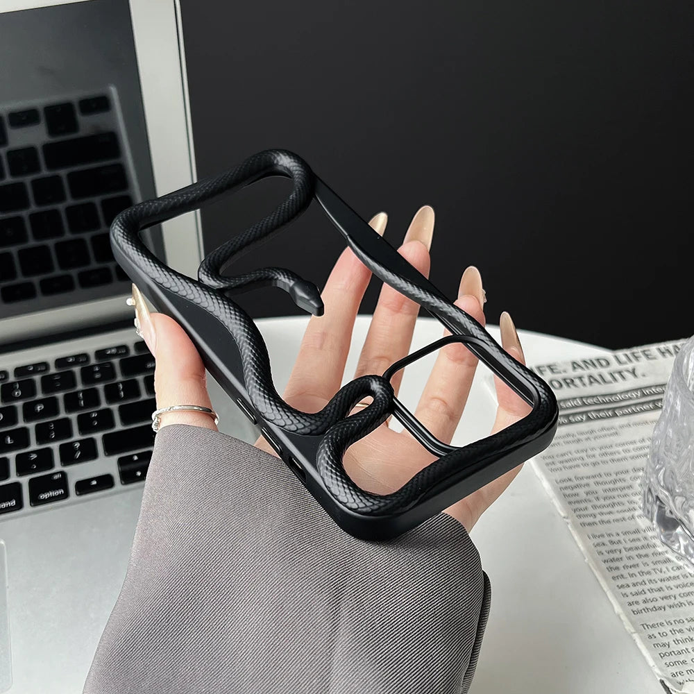 Liquid Metal Snake Phone Case