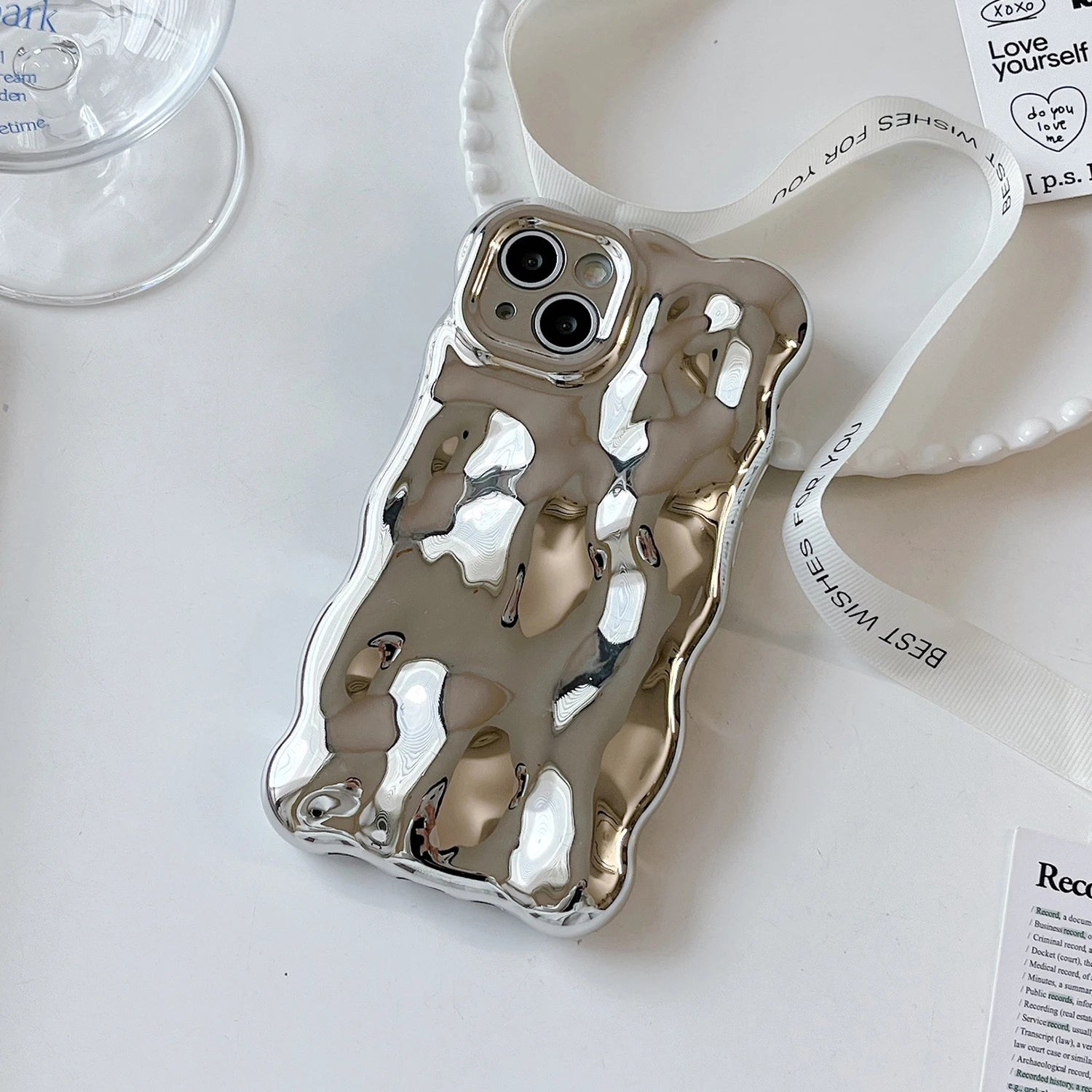 Liquid Metal Moonlight Phone Case