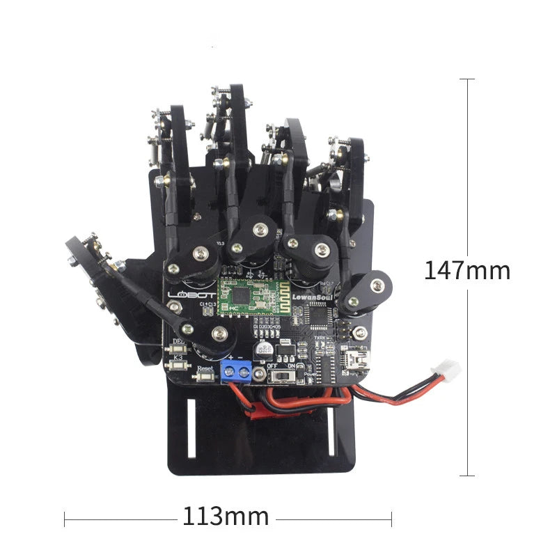 STEM For Arduino STM32 Bionic Robot Palm Hand Manipulator Open Source Code 5 Hands Educational Kit with Ps2/Somatosensory Gloves