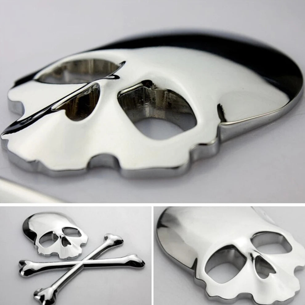 Liquid Metal Skull Head