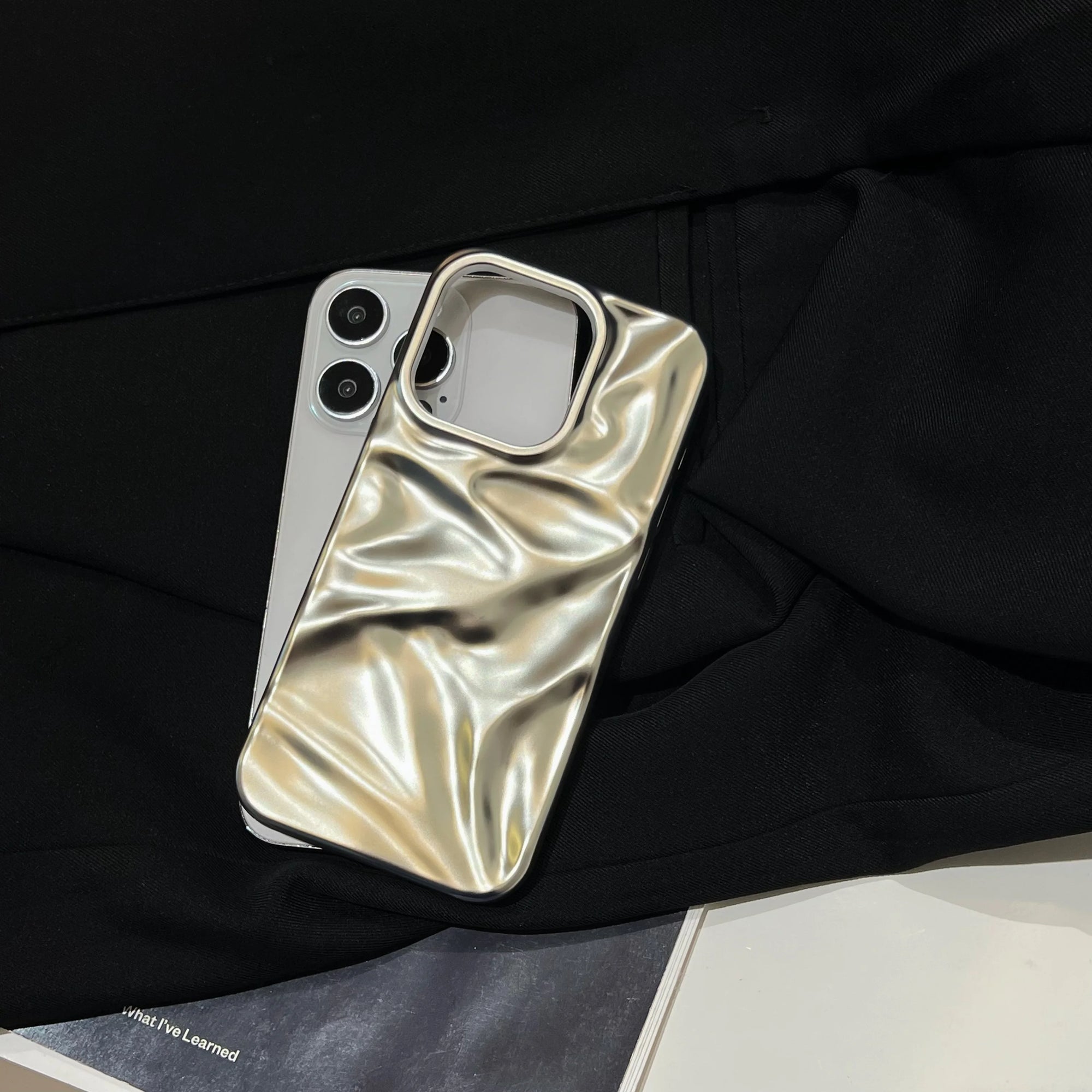 Liquid Metal Wave Phone Case