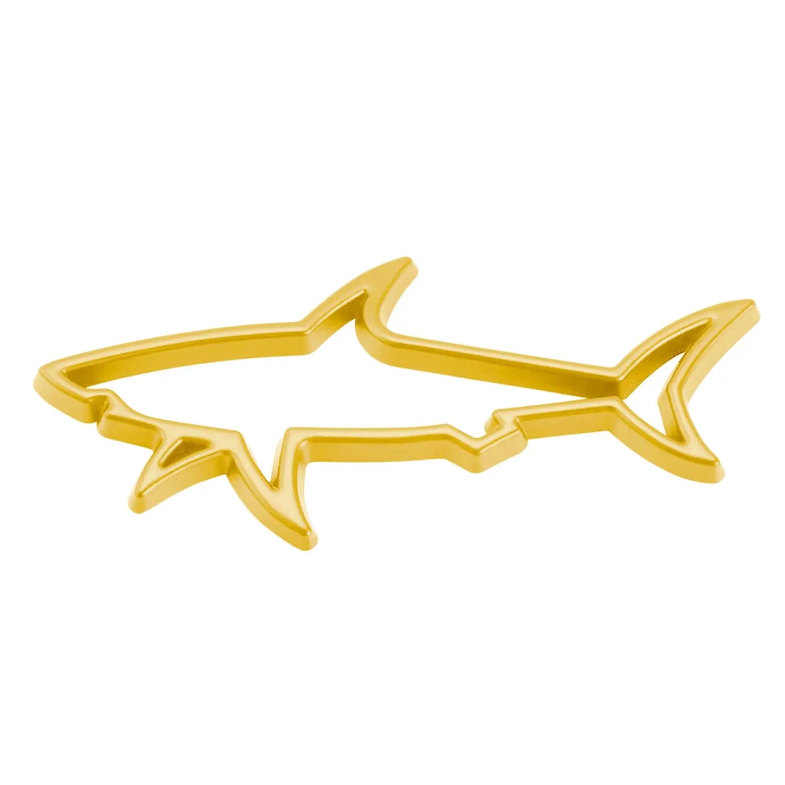 3D Metal Car Styling Sticker Hollow Fish Shark Emblem Badge Decals Automobiles Motorcycle Computer Fuel Cap Accessories Decals