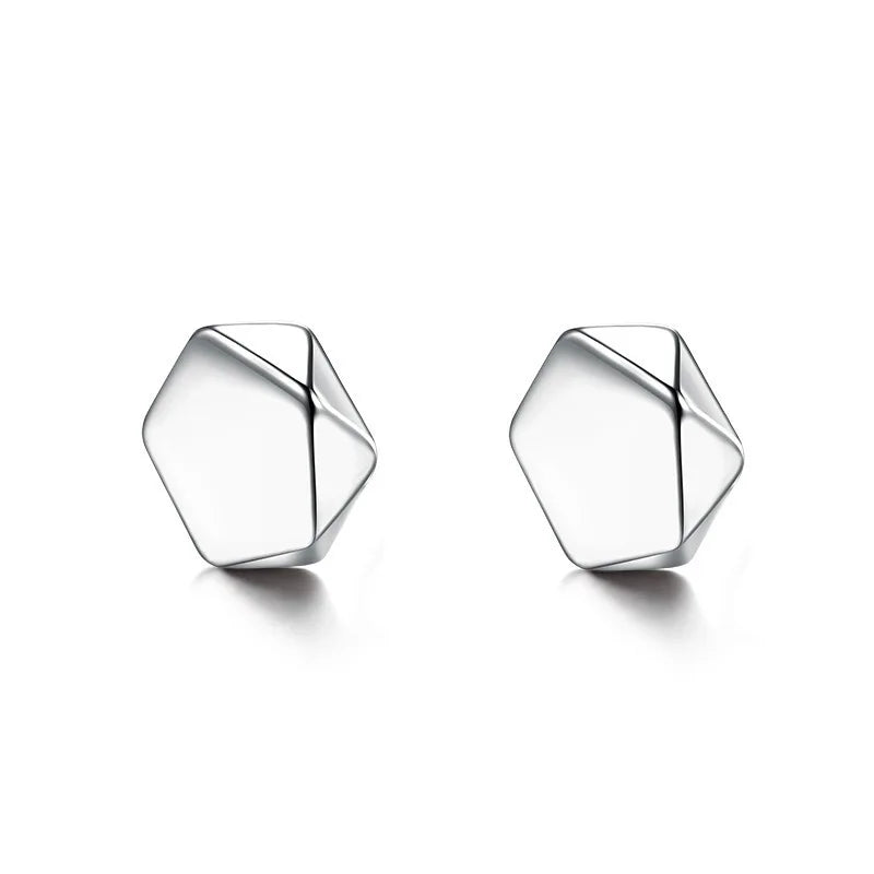 Pentagon Magnetic Earrings
