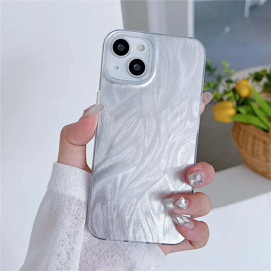 Liquid Metal Brush Phonecase
