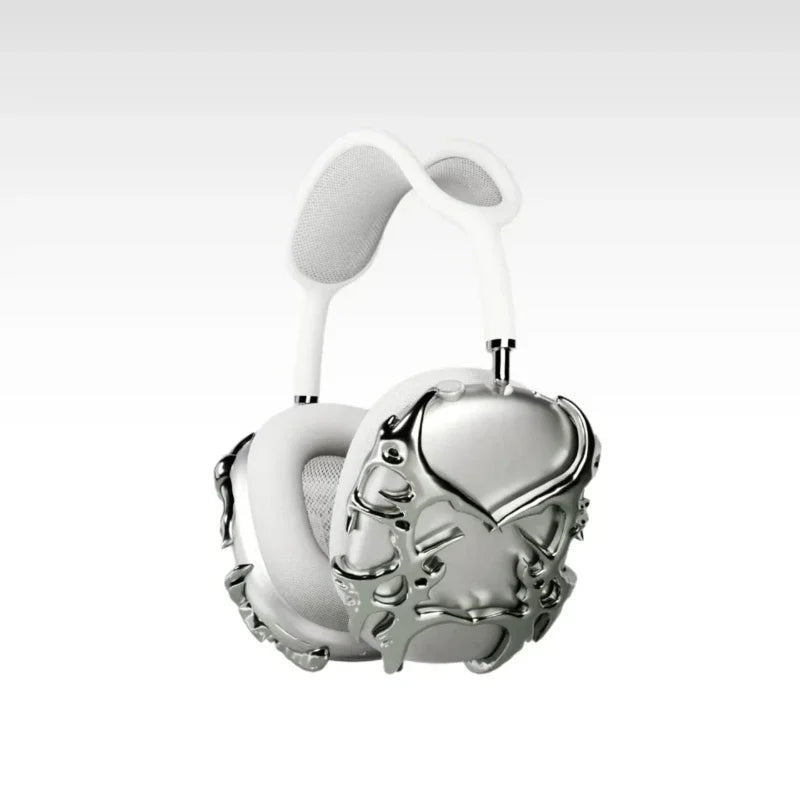 Liquid Metal Bright Silver Headphones