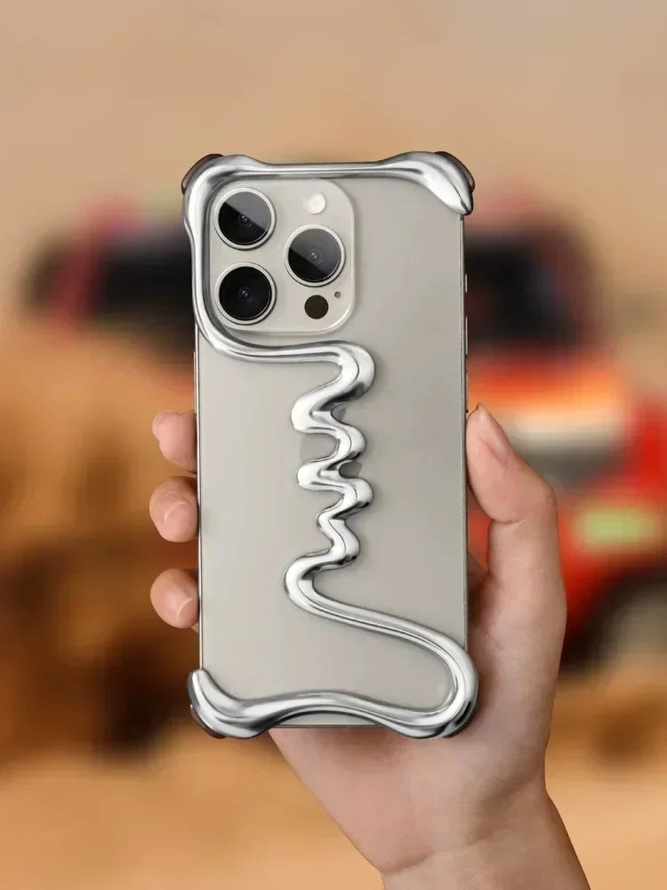 Liquid Metal Spiral Phone Case