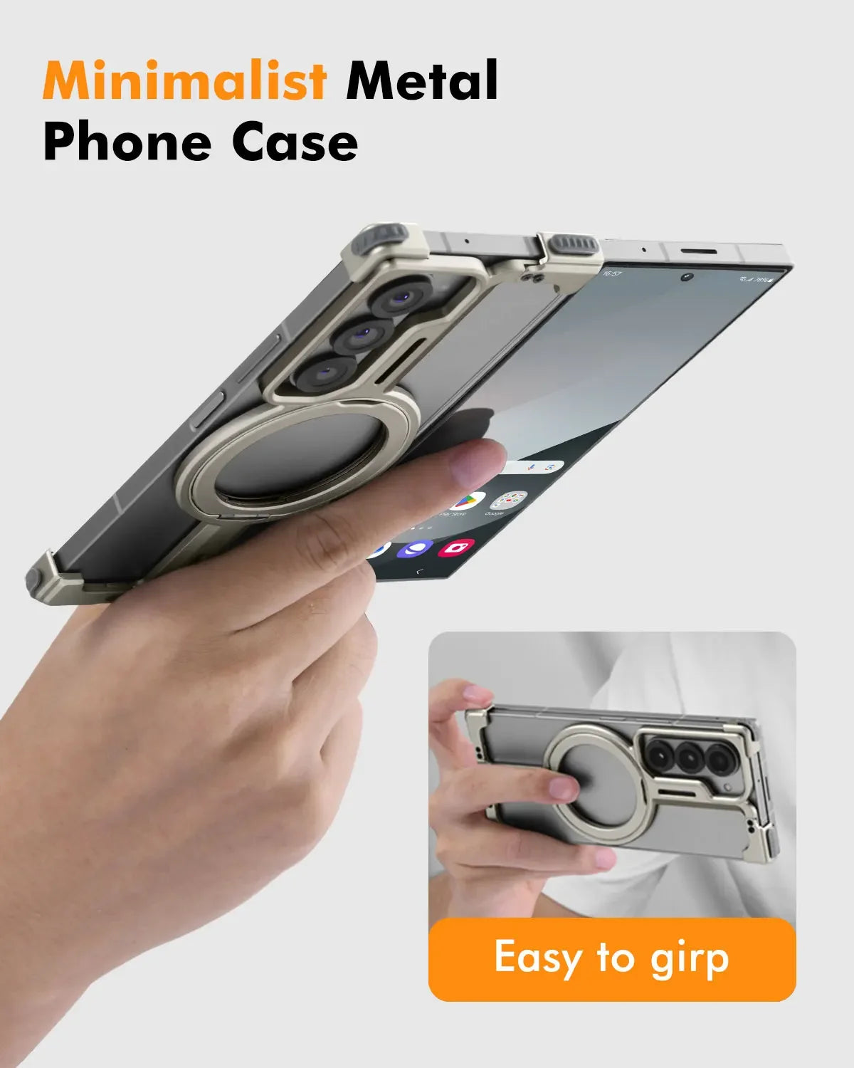 Magnetic Ring Stand Phone case