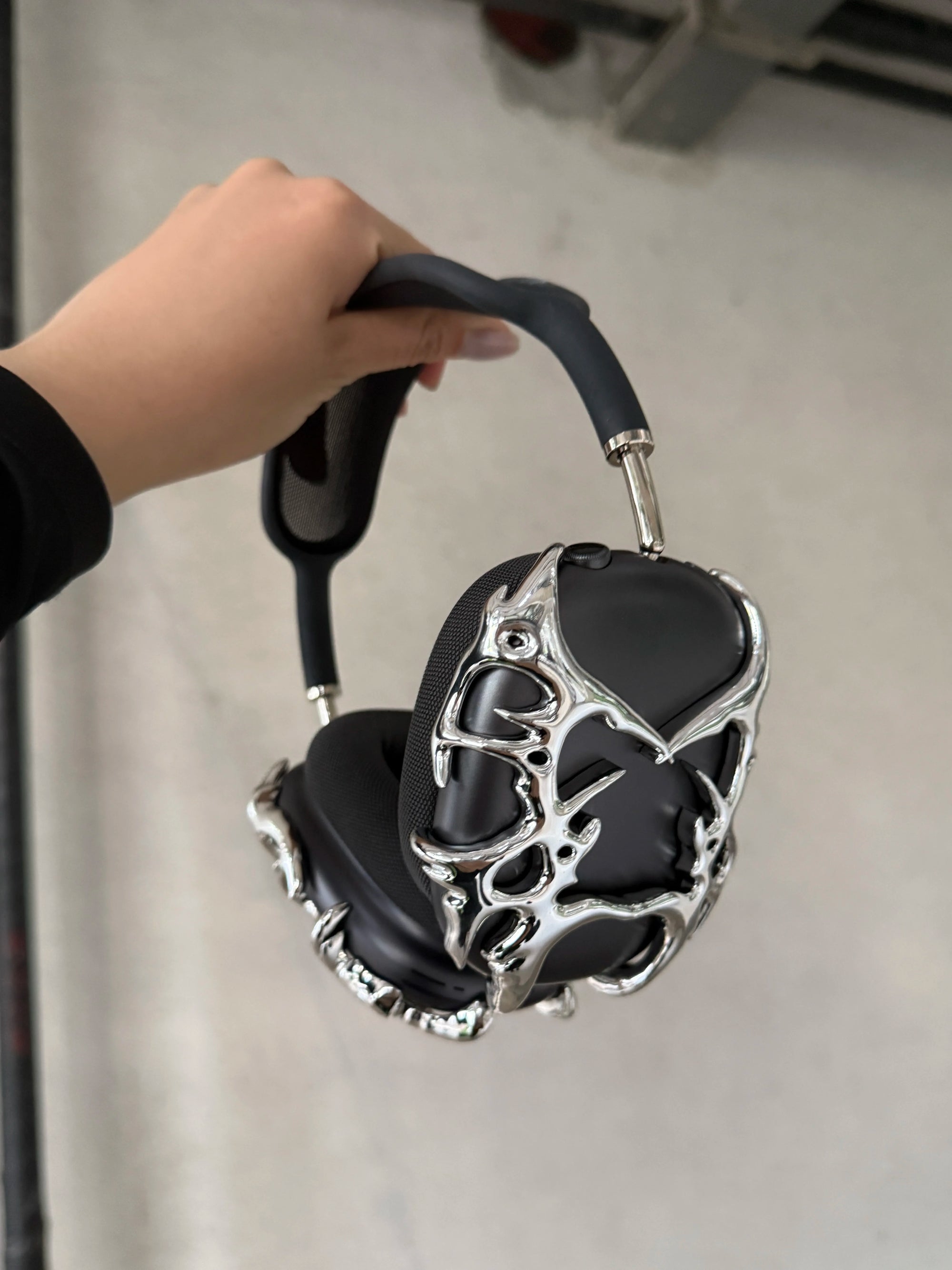 Liquid Metal Butterfly Headphones