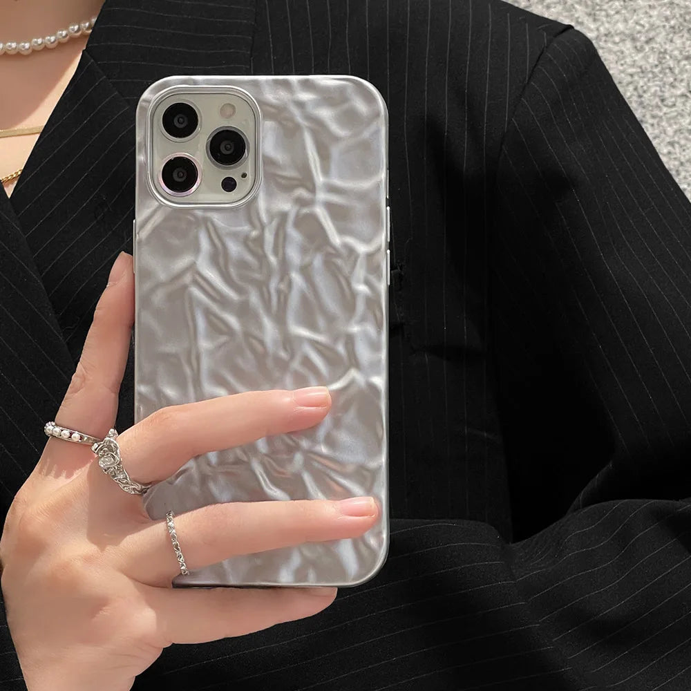 Liquid Metal Ripple Phone Case