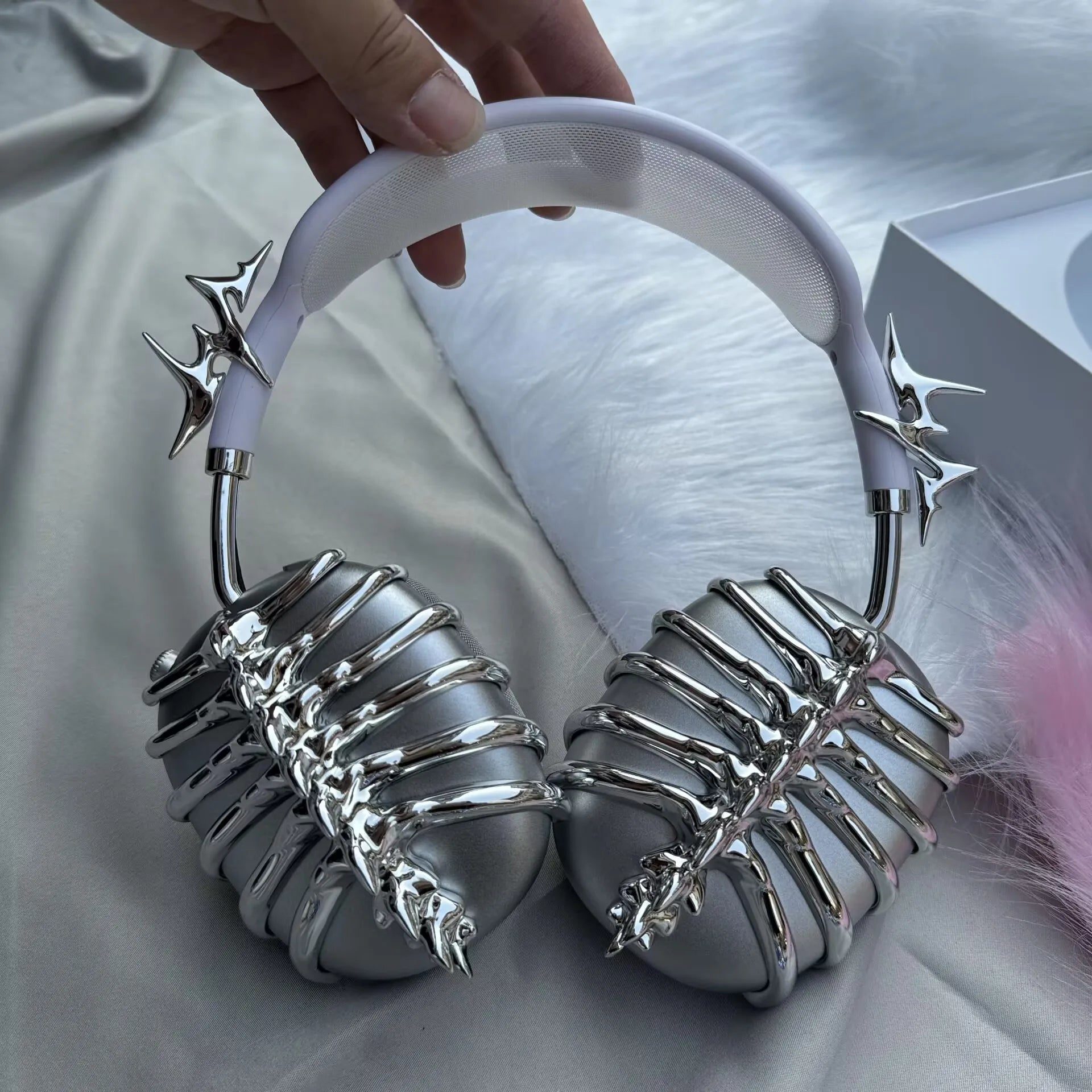 Liquid Metal Butterfly Headphones