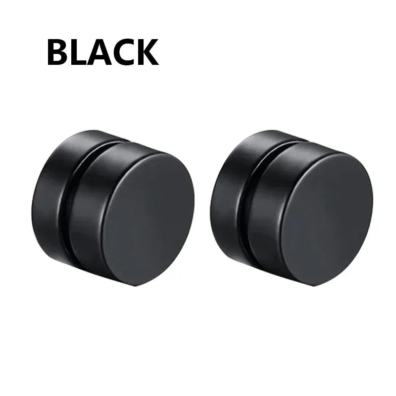 Men Punk Magnetic Earrings