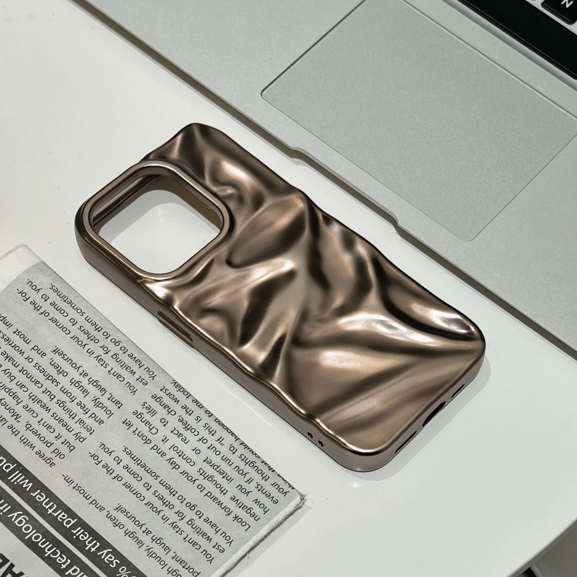 Liquid Metal Wave Phone Case
