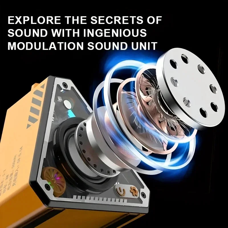 Mini Cool Bluetooth Speaker Subwoofer HiFi Surround Sound Outdoor Home Portable Wireless Bluetooth Speaker Music Player