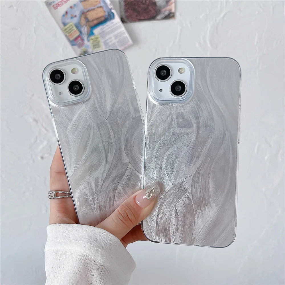 Liquid Metal Brush Phonecase