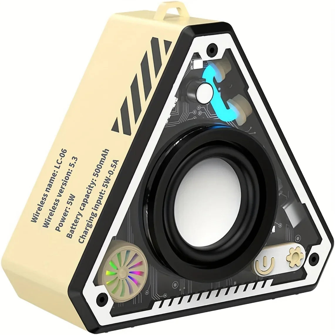 Mini Cool Bluetooth Speaker Subwoofer HiFi Surround Sound Outdoor Home Portable Wireless Bluetooth Speaker Music Player