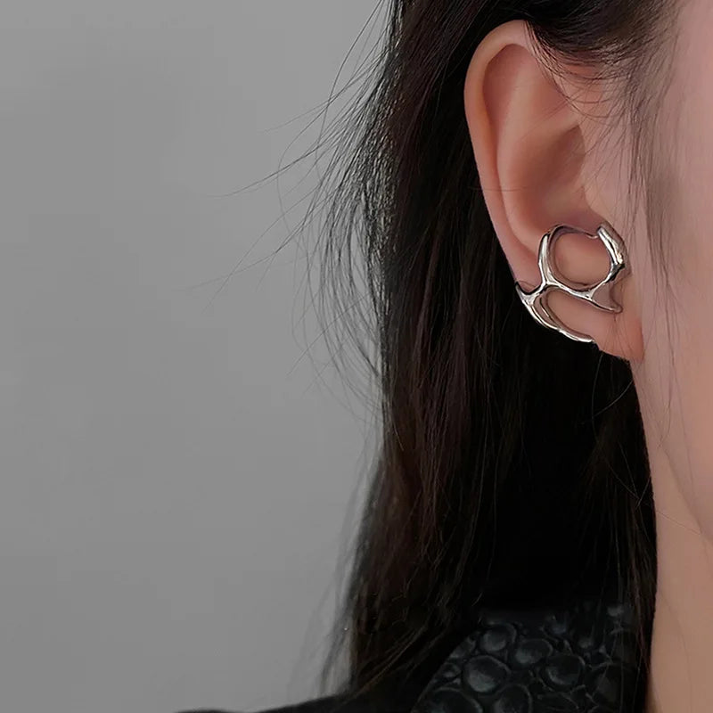 Liquid Metal Earrings