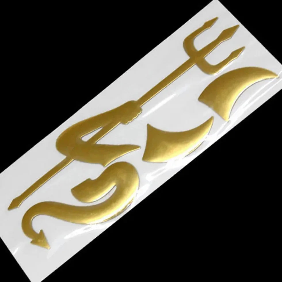 Liquid Metal Devil Sticker